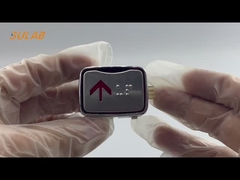 Αξεσουάρ ανελκυστήρα από ανοξείδωτο χάλυβα Κουμπί κλήσης Κουμπί ανελκυστήρα Τετράγωνο κουμπί A0711-8