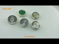 Προβολή κουμπιού ανελκυστήρα μάρκας SJEC J103025002E Μοντέλο με κόκκινο και μπλε φως και εγγύηση ενός έτους Demo