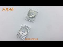 Κουμπί ασανσέρ Mitsubishi C5MS-1PW12D με Λευκή βάση LED 24 VDC Snap-in για σταθμό ανελκυστήρα