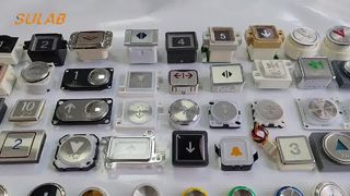 BR32A Κουμπί ανελκυστήρα γενικής προδιαγραφής 32 mm με ένδειξη οπίσθιου φωτισμού LED και κανονικά ανοιχτό Mo