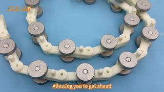 Κυλιόμενη αλυσίδα Xizi Otis Slewing Chain XAA332DS με κουπαστή 17 τμημάτων και βήμα 50,5 mm από PA66+30