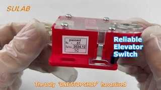 Διακόπτης ανελκυστήρα με δομή μηχανικής σκανδάλης κανονικά κλειστή έξοδο επαφής και προστασία IP40