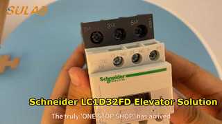 Schneider LC1D32FD 3-Pole Power Contactor 32A 110VDC Coil 1NO+1NC Aux For Elevator Cabine Control S