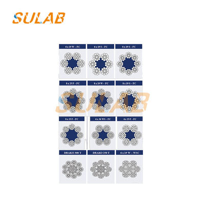 Darko Brand Traction Machine Steel Wire Rope Fiber Steel Core 300T, 300TX,375 T,300 TP,250 T,210 TFS,8 x 19 NFC,250 H, 6