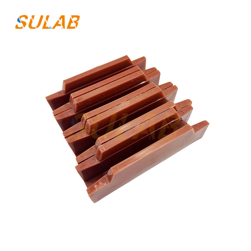 High Wear Resistance Low Friction Coefficient Shock Absorption Elevator Counterweight Guide Shoe Lining Elevator Spare Parts