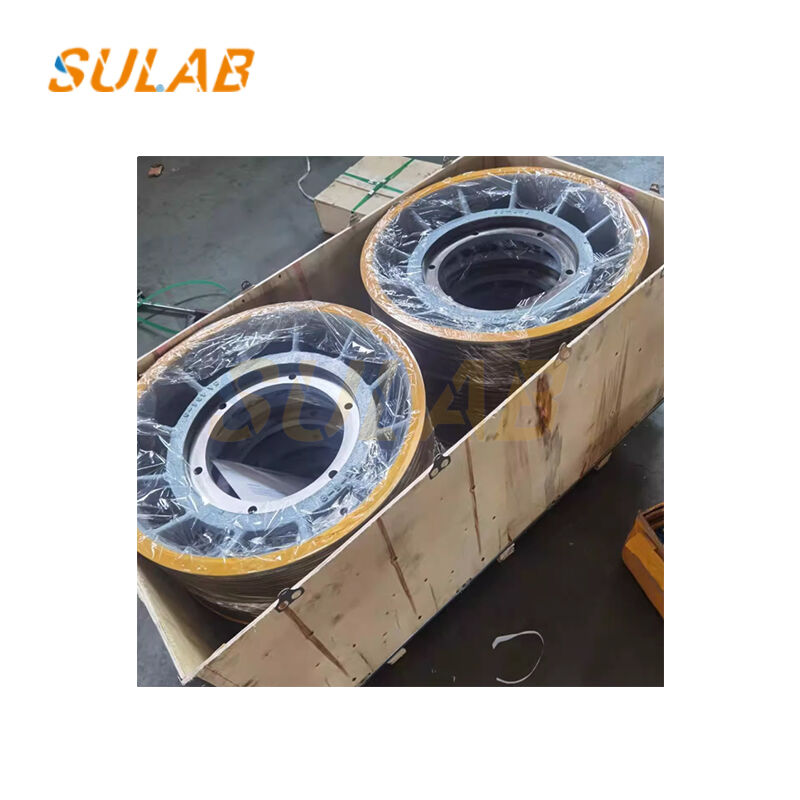 Mitsubishi Elevator Traction Sheave Permanent Magnet All Size Made of Ductile Iron QT600-3