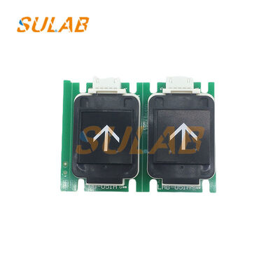 Αρχικό Mitsubishi ανελκυστήρα σπρώξτε κουμπί LHB-051A Αεροπορική κατηγορία κράμα αλουμινίου με ανωτισμένη επιφάνεια και ανθεκτικό στην φθορά πλακέτα κυκλώματος