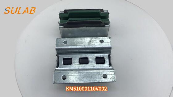 Κονέ ανελκυστήρας οδοντωτή καθοδήγηση παπούτσι με χαμηλής τριβής πολυμερή επένδυση και ψευδαργυρωμένο ατσάλινο πλαίσιο για 9 mm/10 mm/16 mm ράγες