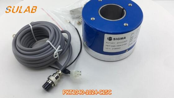 SIGMA PKT1040-1024-C15C Ενσωματωμένος κωδικοποιητής με κοίλο άξονα με 1024 PPR και κοίλο άξονα 40 mm για κινητήρα έλξης ανελκυστήρα