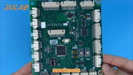 Πίνακας επικοινωνίας αυτοκινήτου ανελκυστήρα Mitsubishi P235765B000G με επικοινωνία RS-485 και θερμό-διαπραγματεύσιμο σχεδιασμό για πίνακα LHS