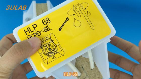 SC Αλιευτικό λάδι Cup HLP 68∙ ABS πλαστικό λιπαντικό σιδηροτροχιά με 3cm ευρύ άνοιγμα για αυτοκίνητο & Counterweight οδηγός σιδηροτροχιά