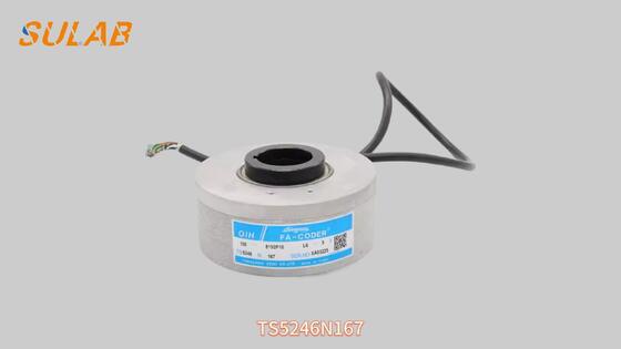 Tamagawa TS5246N167 Περιστροφικός Κωδικοποιητής με Κούφιο Άξονα, 8192 Παλμούς ανά Περιστροφή και Τροφοδοσία DC 5V για Κινητήρα Έλξης PMSM Ανελκυστήρα