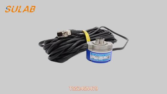 Tamagawa TS5246N479 Στροφικός κωδικοποιητής κούφου άξονα με 8192 παλμούς ανά στροφή και παροχή ενέργειας συνεχούς ρεύματος 5V για κινητήρα έλξης PMSM ανελκυστήρα